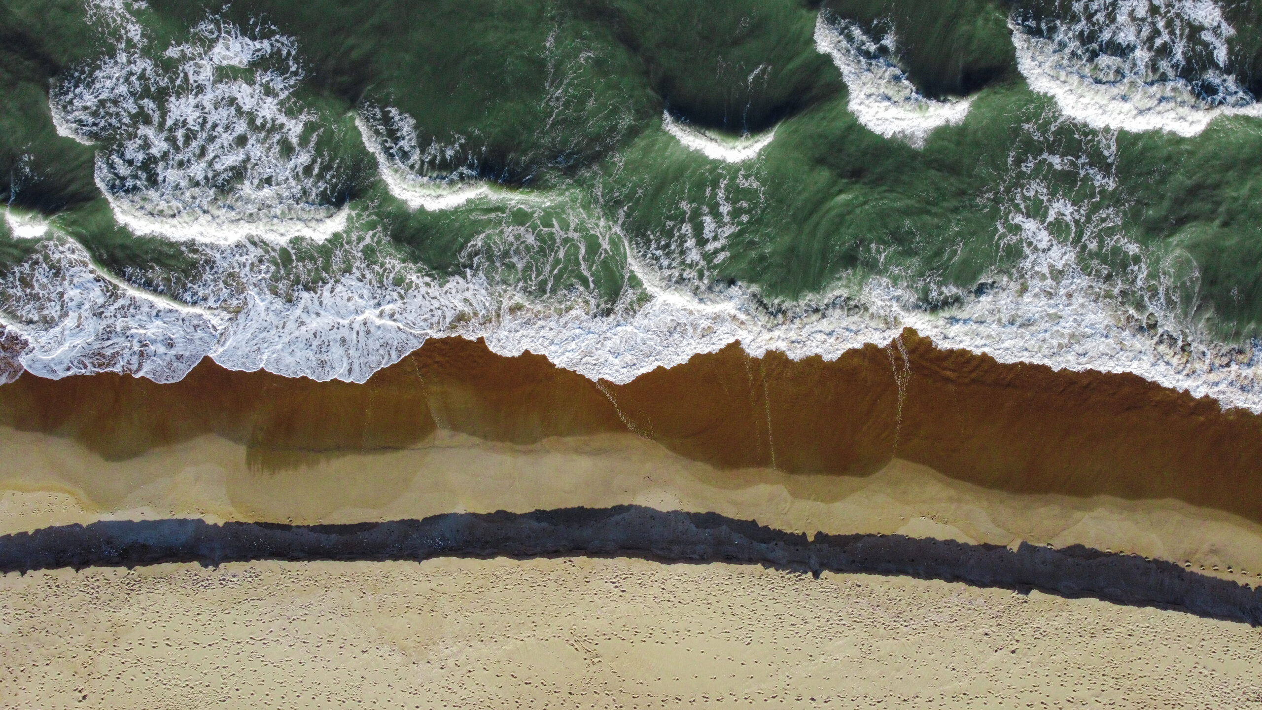 Croatan Beach aerial view